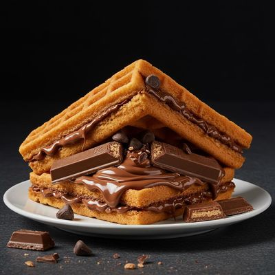 Kit Kat Nutella Waffle Sandwich